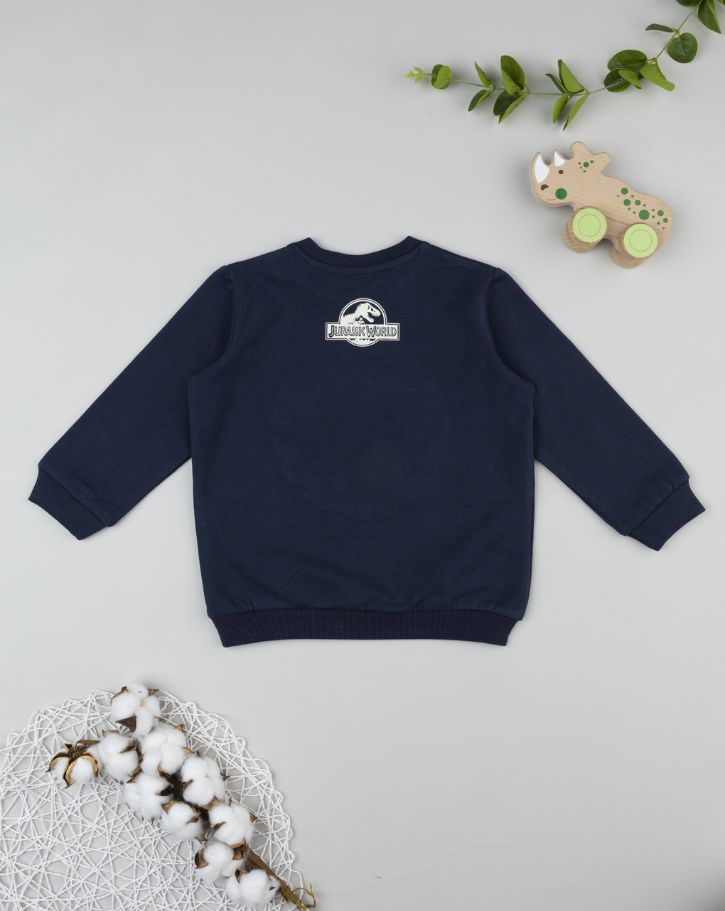 παιδική μπλούζα φούτερ μπλε jurassic world για αγόρι - Prénatal