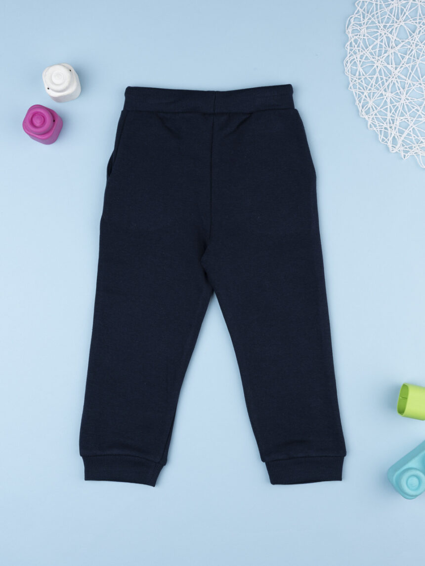 παιδικό παντελόνι φούτερ μπλε για αγόρι - Prénatal