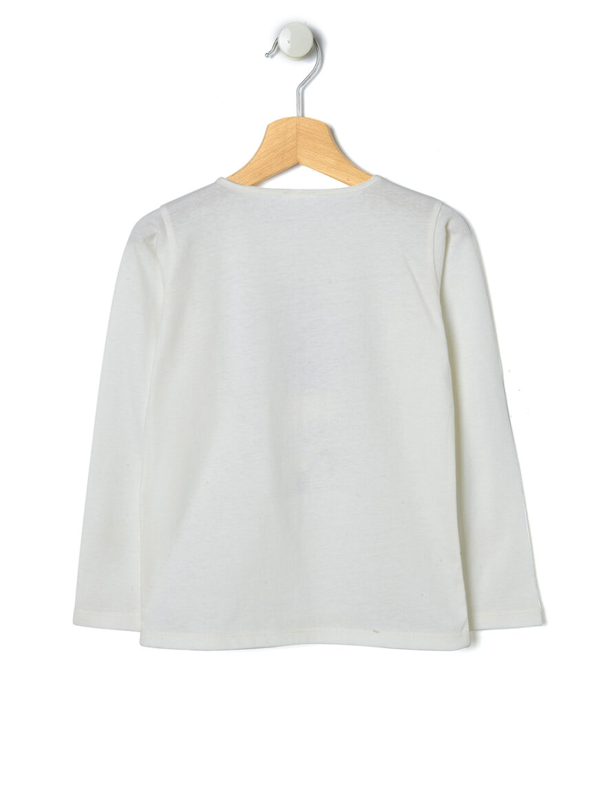 παιδική μπλούζα λευκή love για κορίτσι - Prénatal