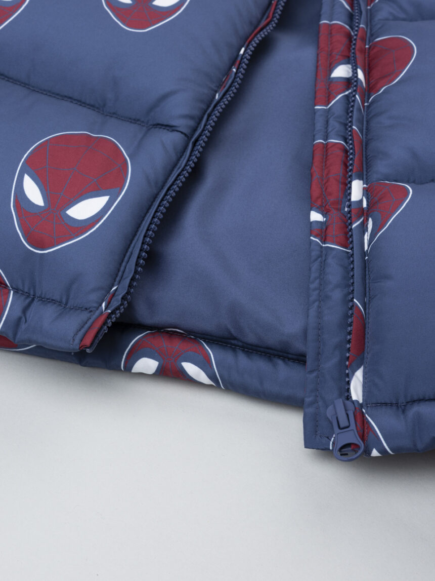 παιδικό μπουφάν puffer μπλε spiderman για αγόρι - Prénatal