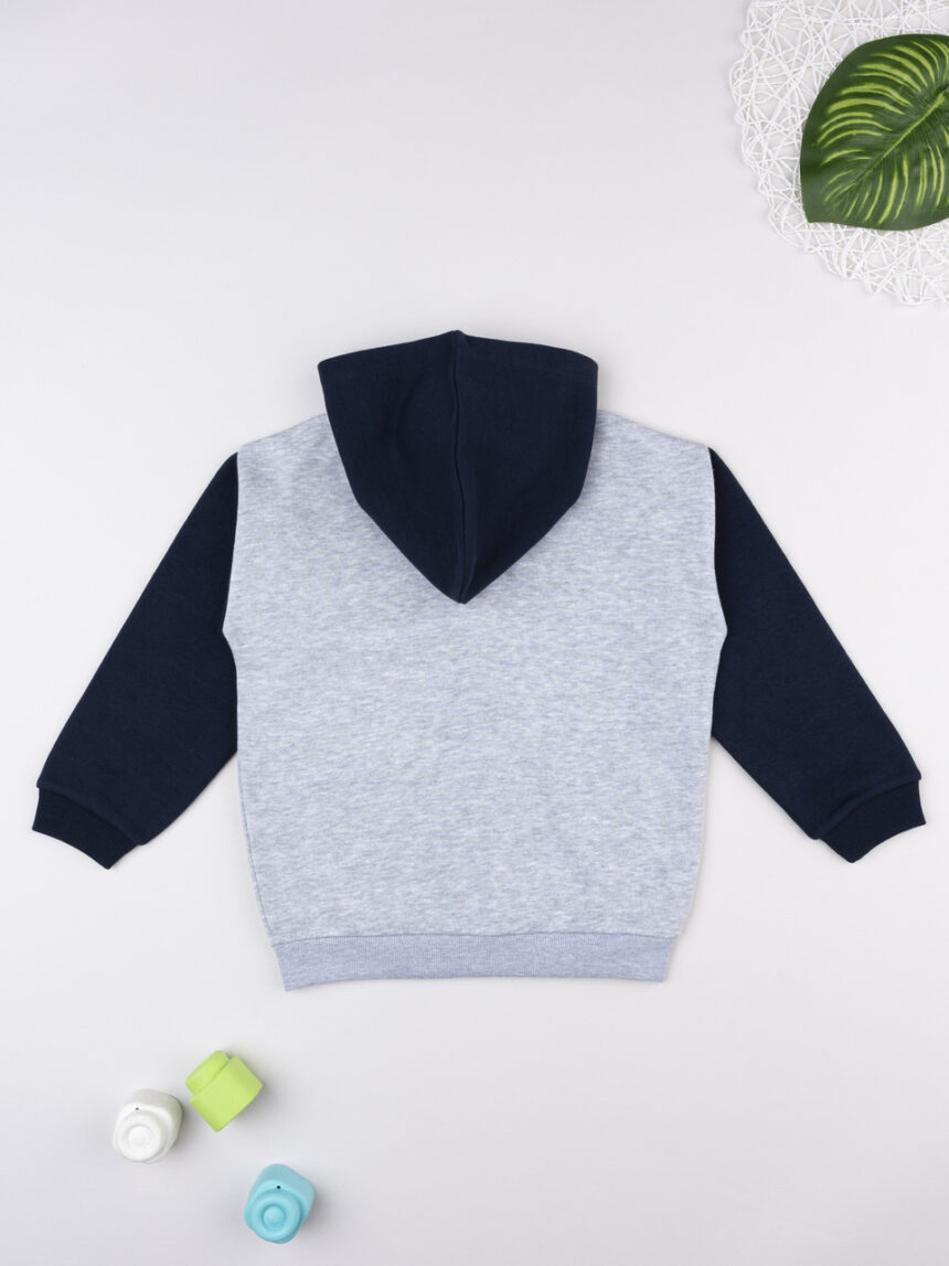 παιδική ζακέτα φούτερ γκρι dinos για αγόρι - Prénatal