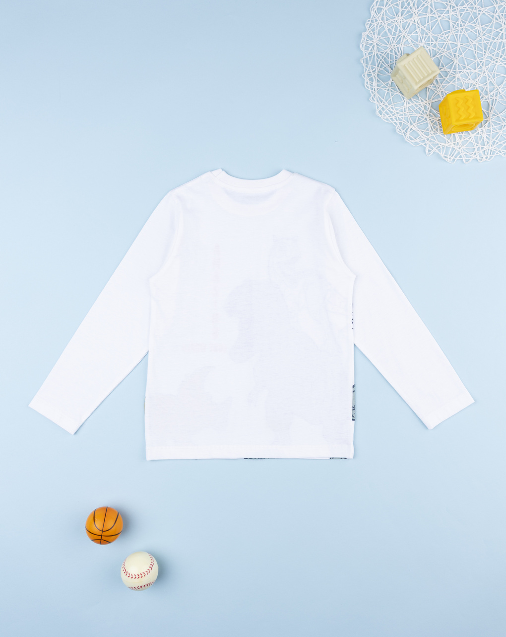 παιδική μπλούζα λευκή dinos για αγόρι - Prénatal