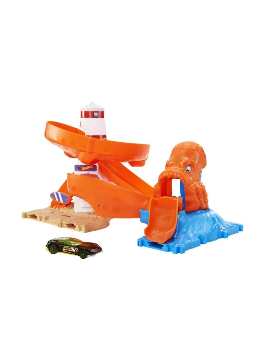 Mattel hot wheels πίστες city με θηρία hdr29 (σχέδια) - Hot wheels