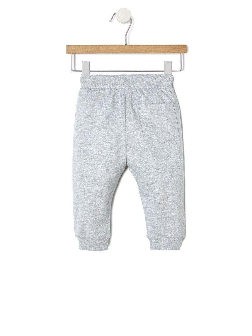 βρεφικό παντελόνι φόρμας γκρι wow για αγόρι - Prénatal