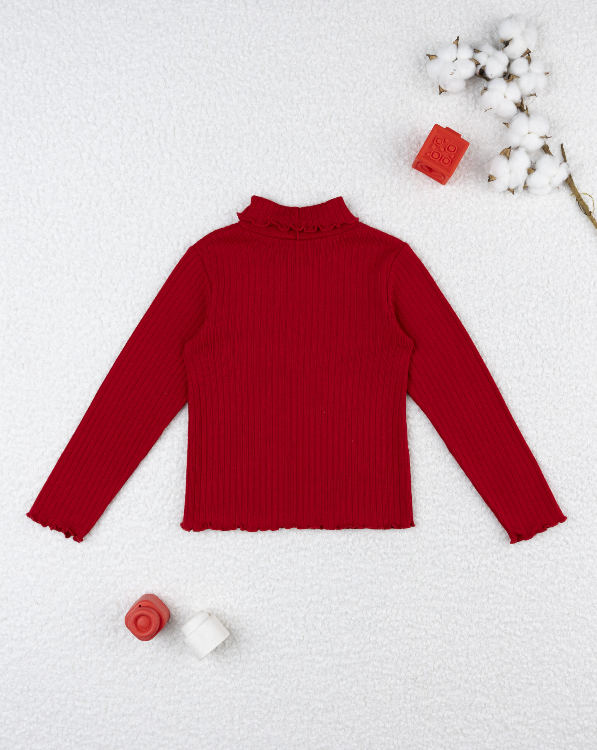 παιδική μπλούζα ζιβάγκο κόκκινη classic για κορίτσι - Prénatal