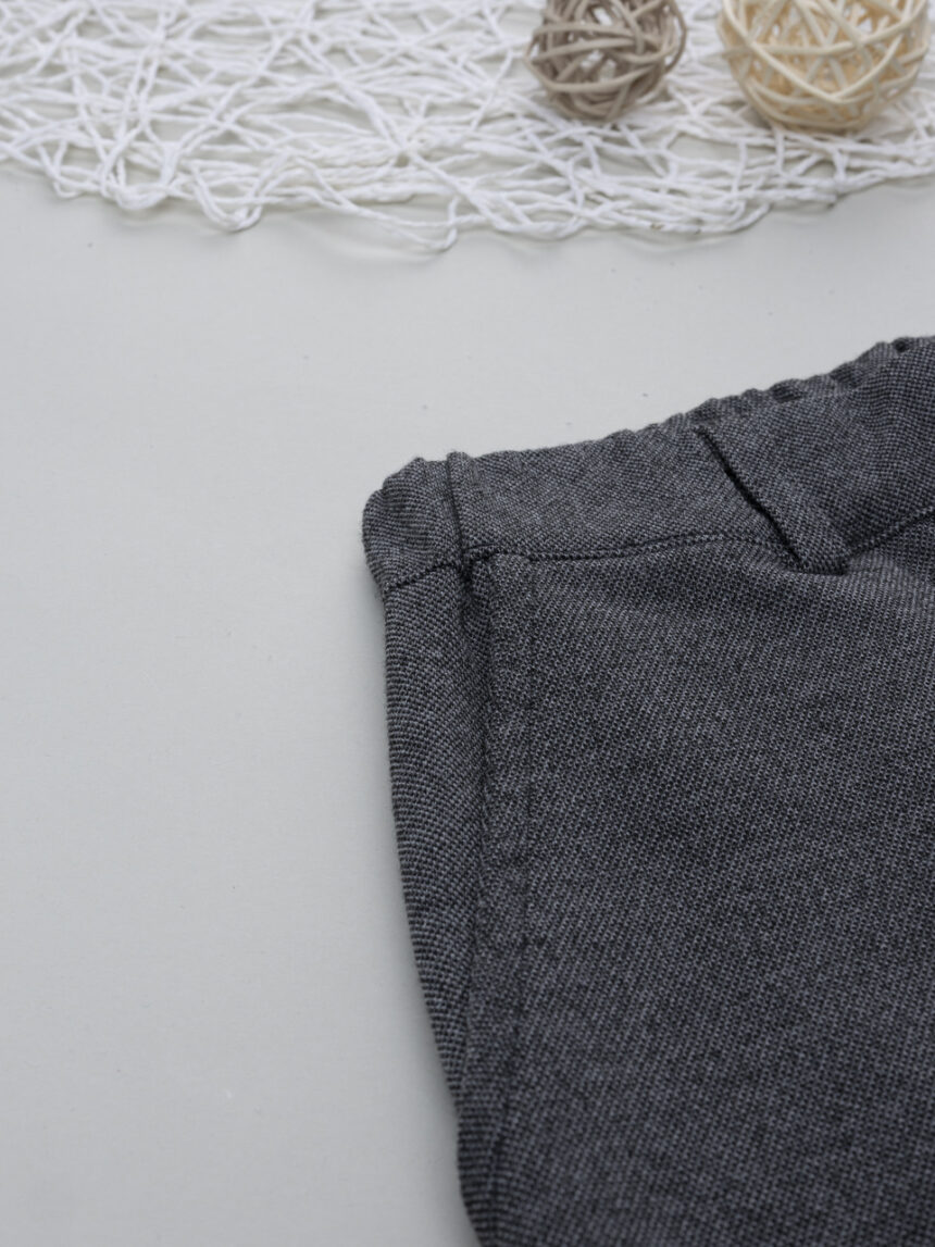 παιδικό παντελόνι γκρι classic για αγόρι - Prénatal