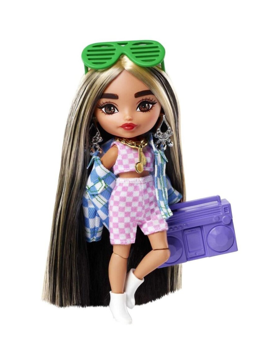 Mattel barbie κούκλα extra minis 14cm hgp64 - BARBIE