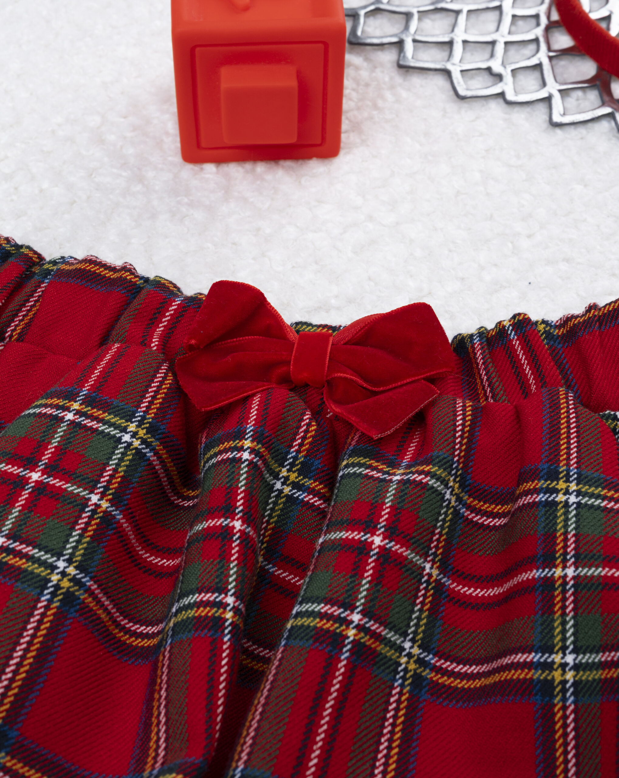 παιδική φούστα καρό με φιογκάκι classic για κορίτσι - Prénatal