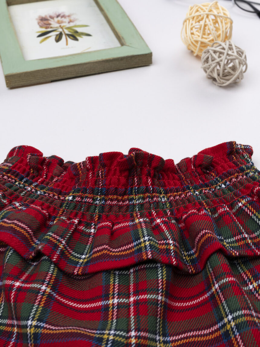 βρεφικό σορτσάκι καρό classic για κορίτσι - Prénatal