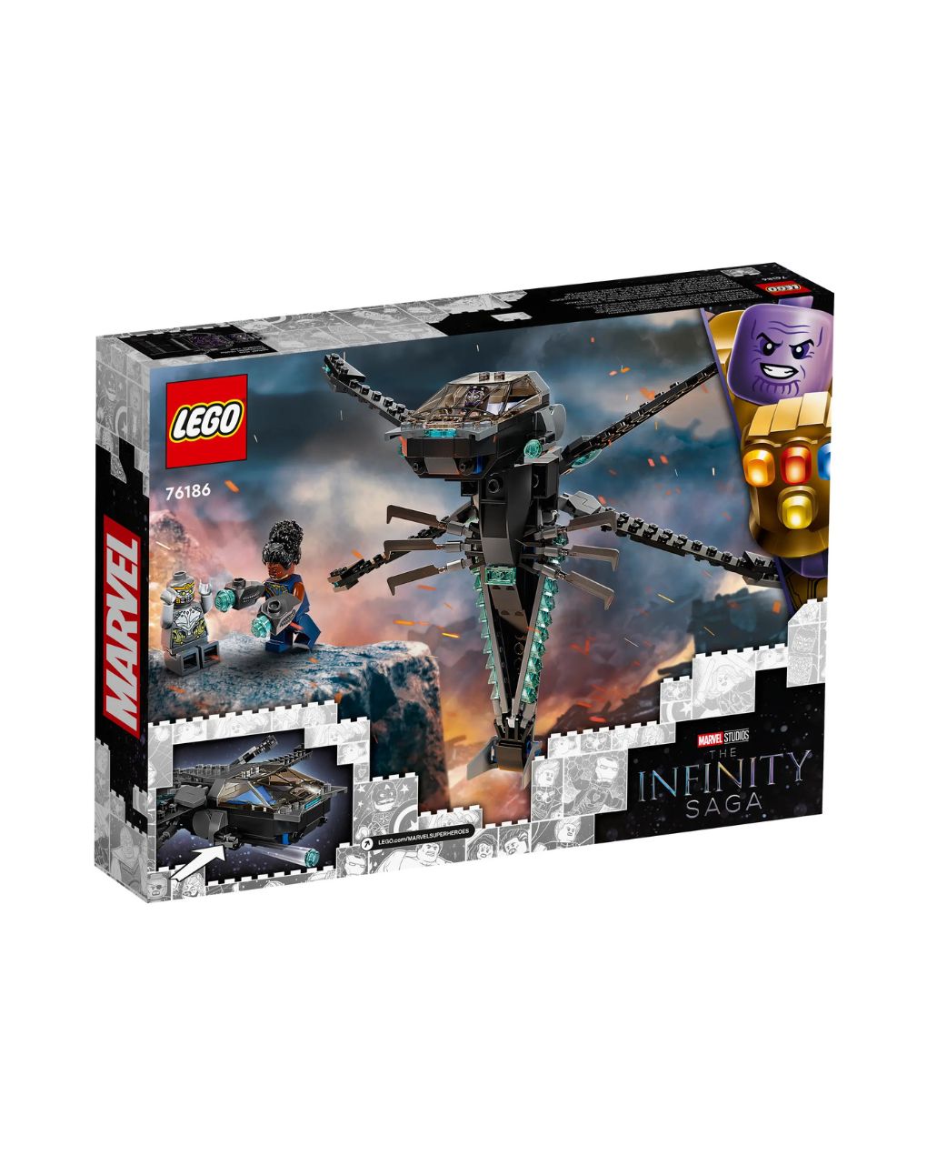 Lego marvel the infinity saga black panther dragon flyer 76186 - Lego