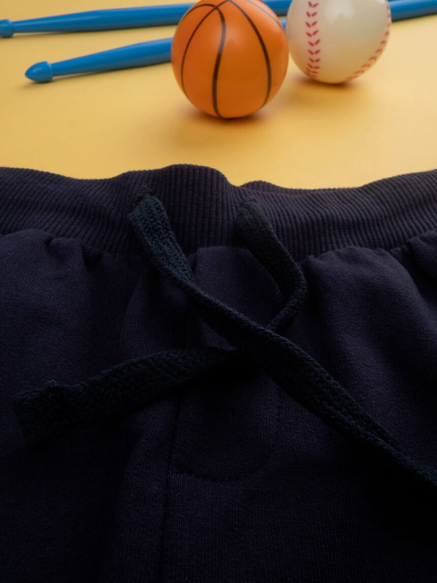 παιδικό παντελόνι φόρμας μπλε brooklyn για αγόρι - Prénatal