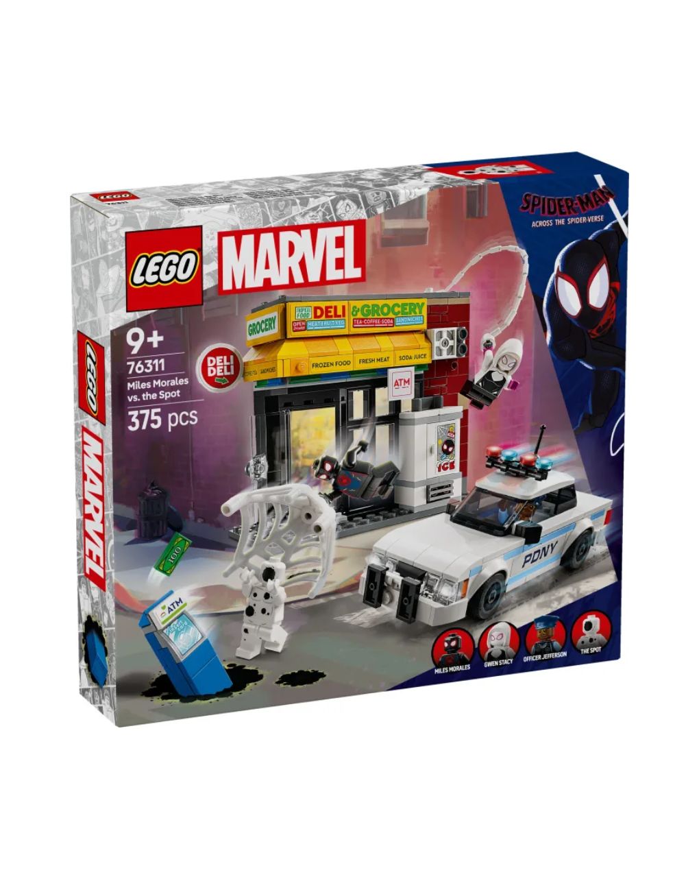 Lego marvel super heroes spider-verse: miles morales vs. the spot 76311