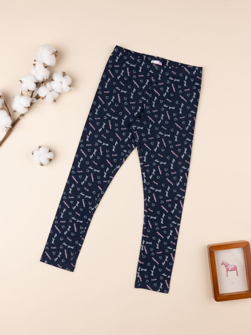 παιδικό κολάν μπλε new york για κορίτσι - Prénatal