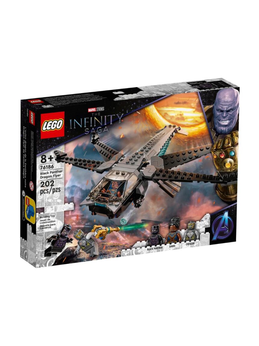Lego marvel the infinity saga black panther dragon flyer 76186 - Lego