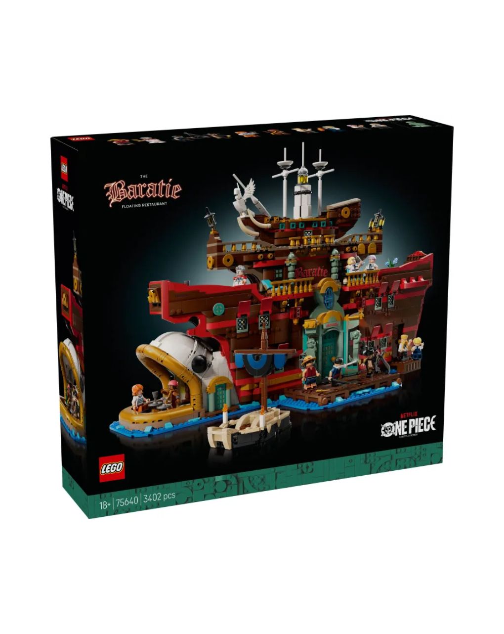 Lego one piece the baratie floating restaurant 75640