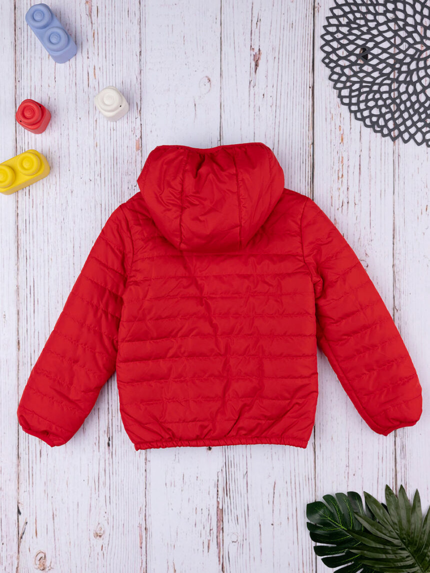 παιδικό μπουφάν puffer κόκκινο για αγόρι - Prénatal