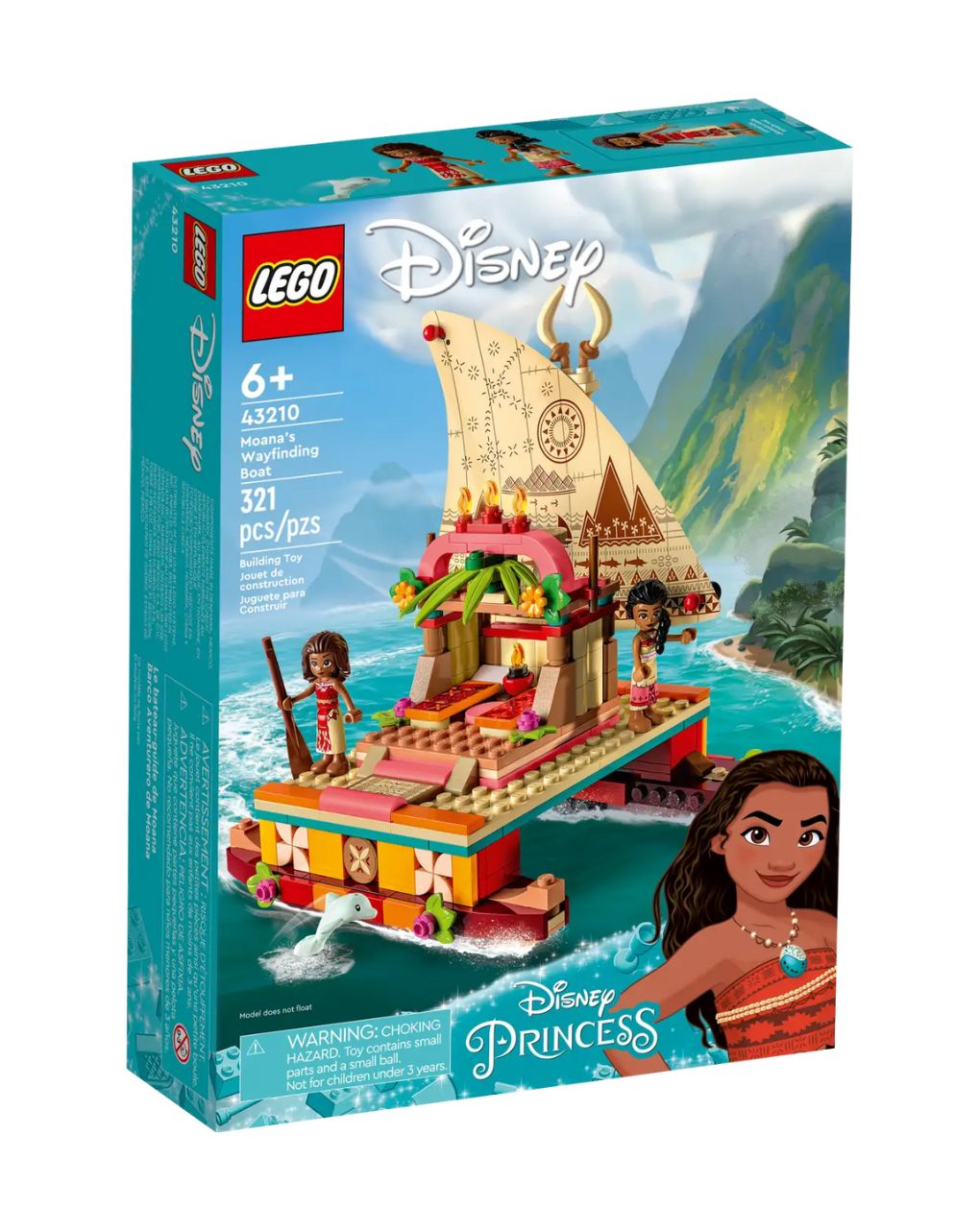 Lego disney princess moana’s wayfinding boat 43210 - Lego