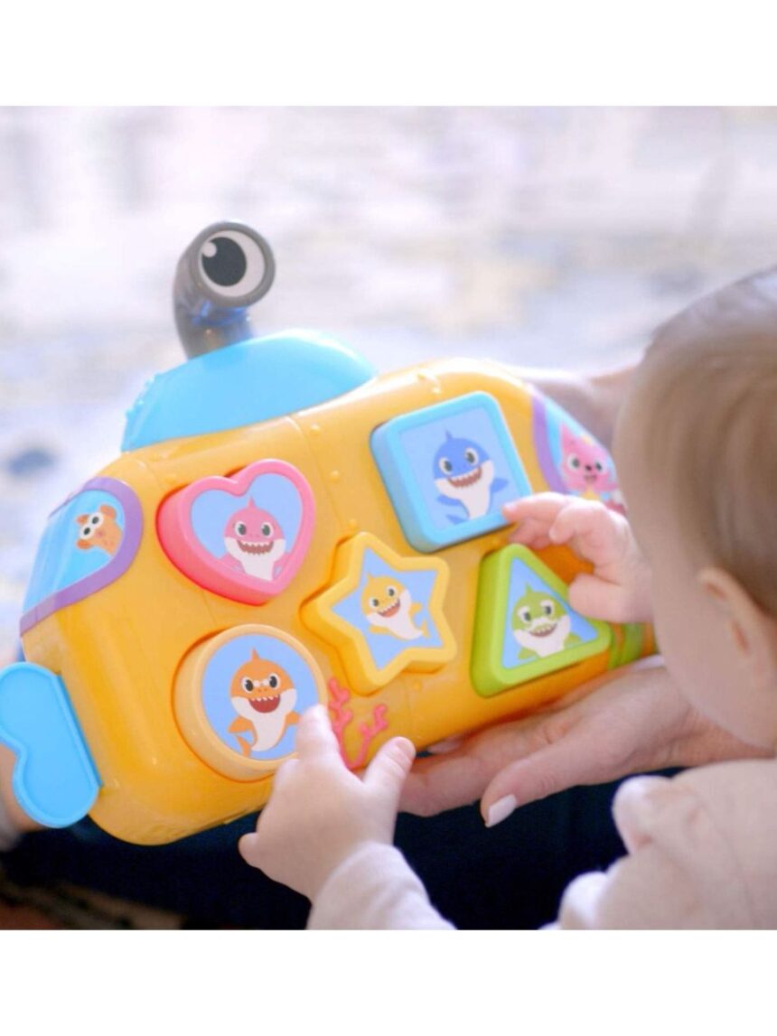 Baby shark μουσικό υποβρύχιο με σχήματα bah11000 - Giochi Preziosi