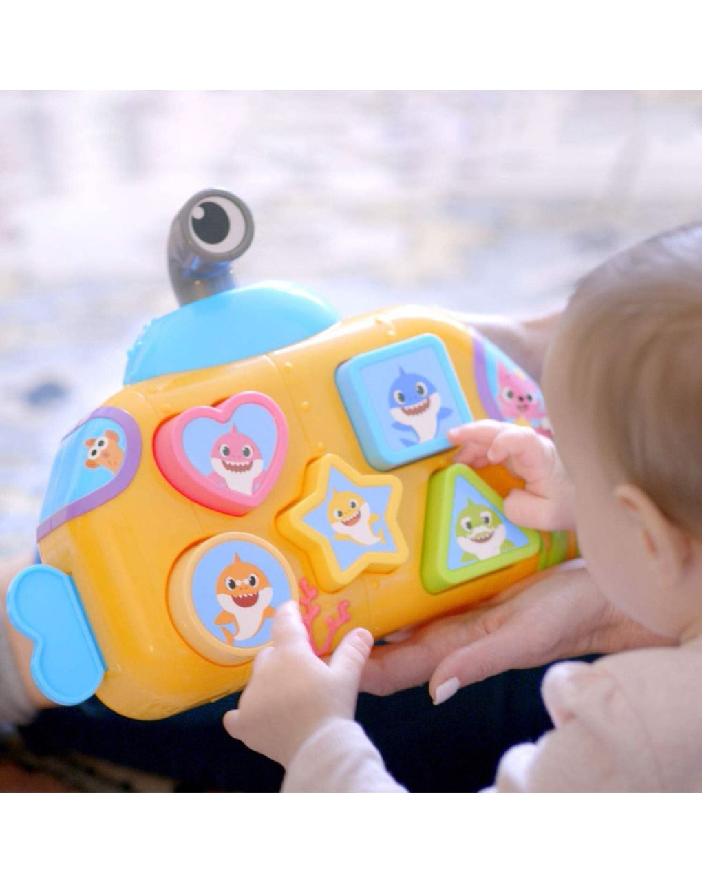 Baby shark μουσικό υποβρύχιο με σχήματα bah11000 - Giochi Preziosi