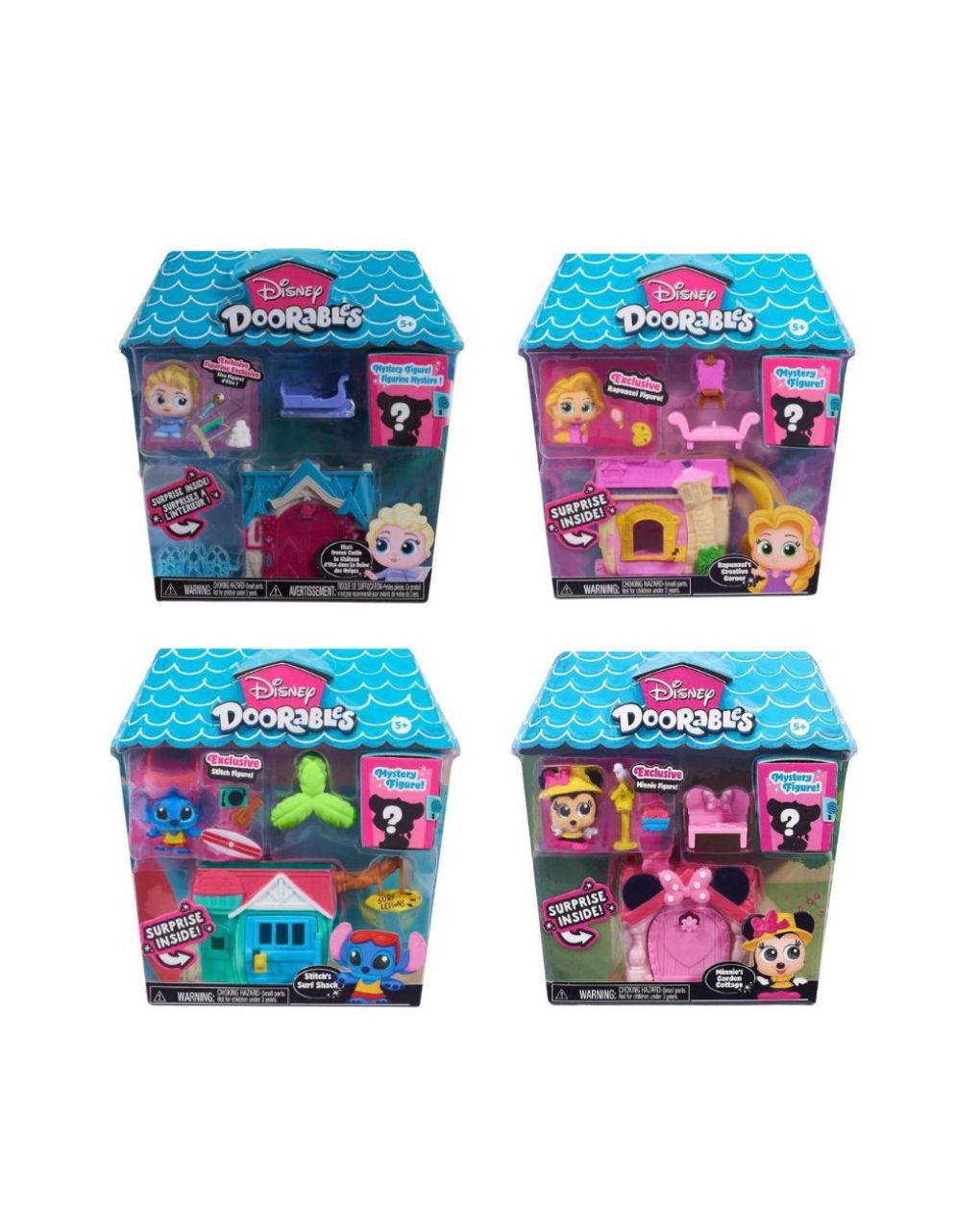 Disney doorables mini σπιτάκια drb02000 (4 σχέδια)