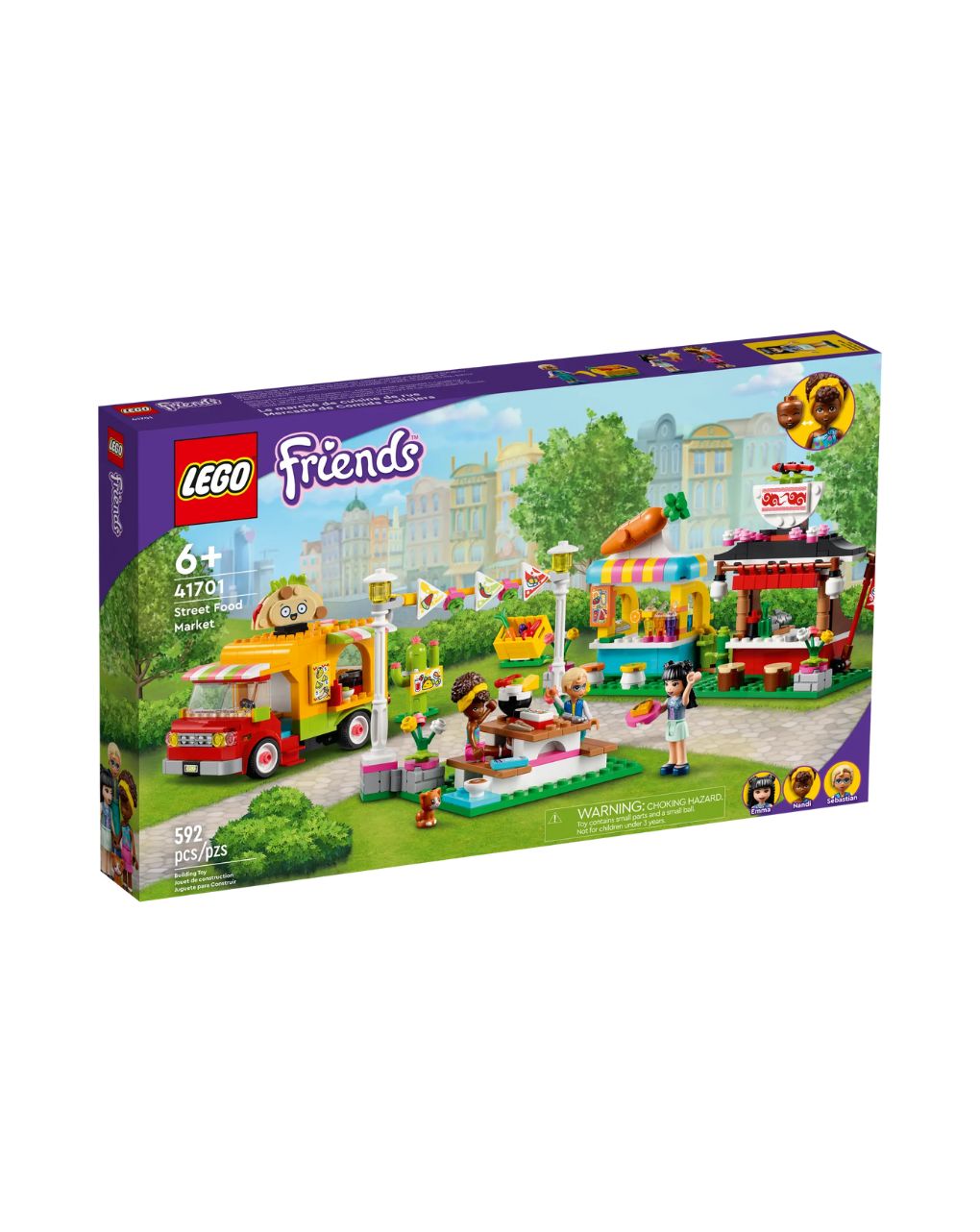Lego friends street food market 41701