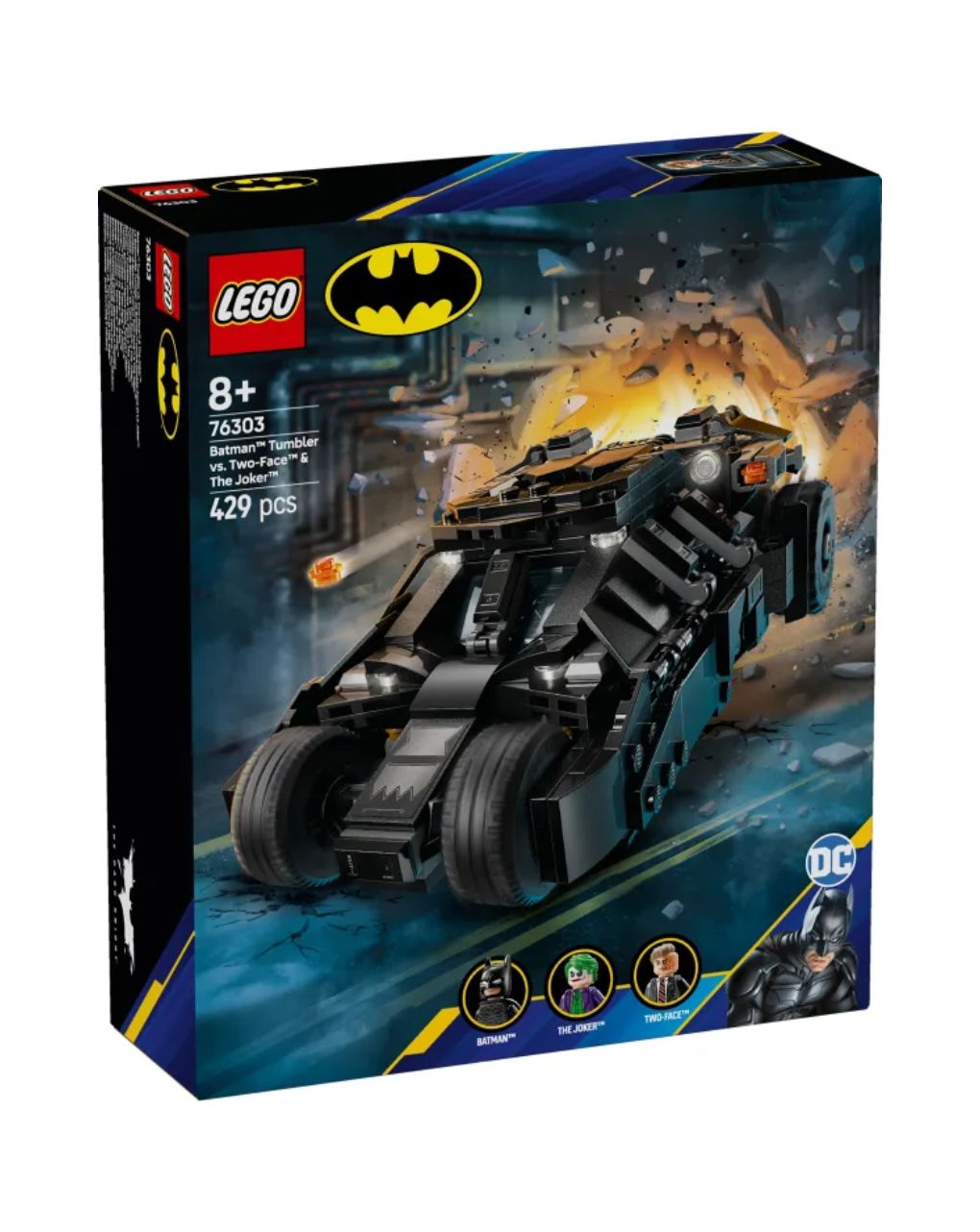 Lego super heroes batman tumbler vs. two-face & the joker 76303
