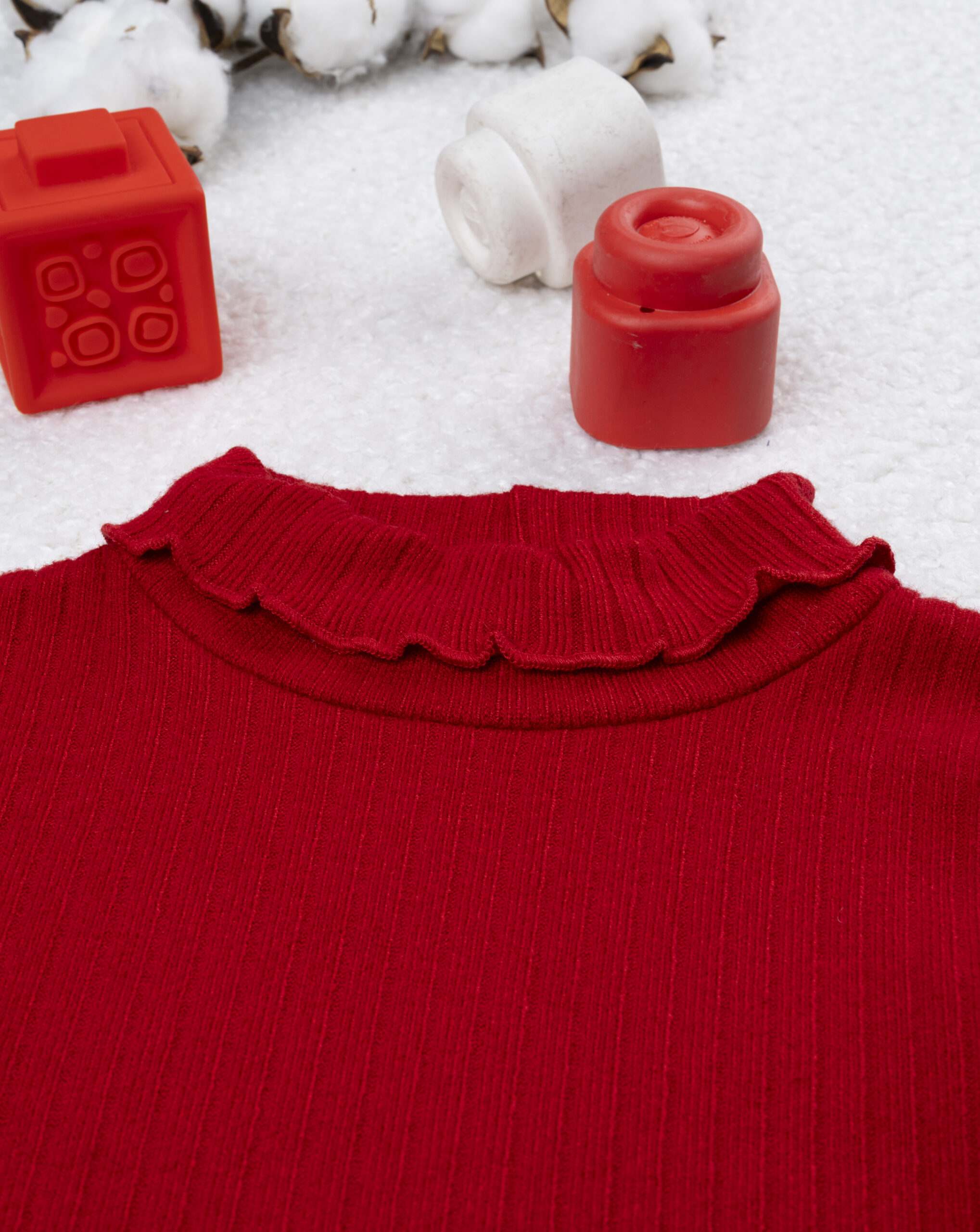 παιδική μπλούζα ζιβάγκο κόκκινη classic για κορίτσι - Prénatal