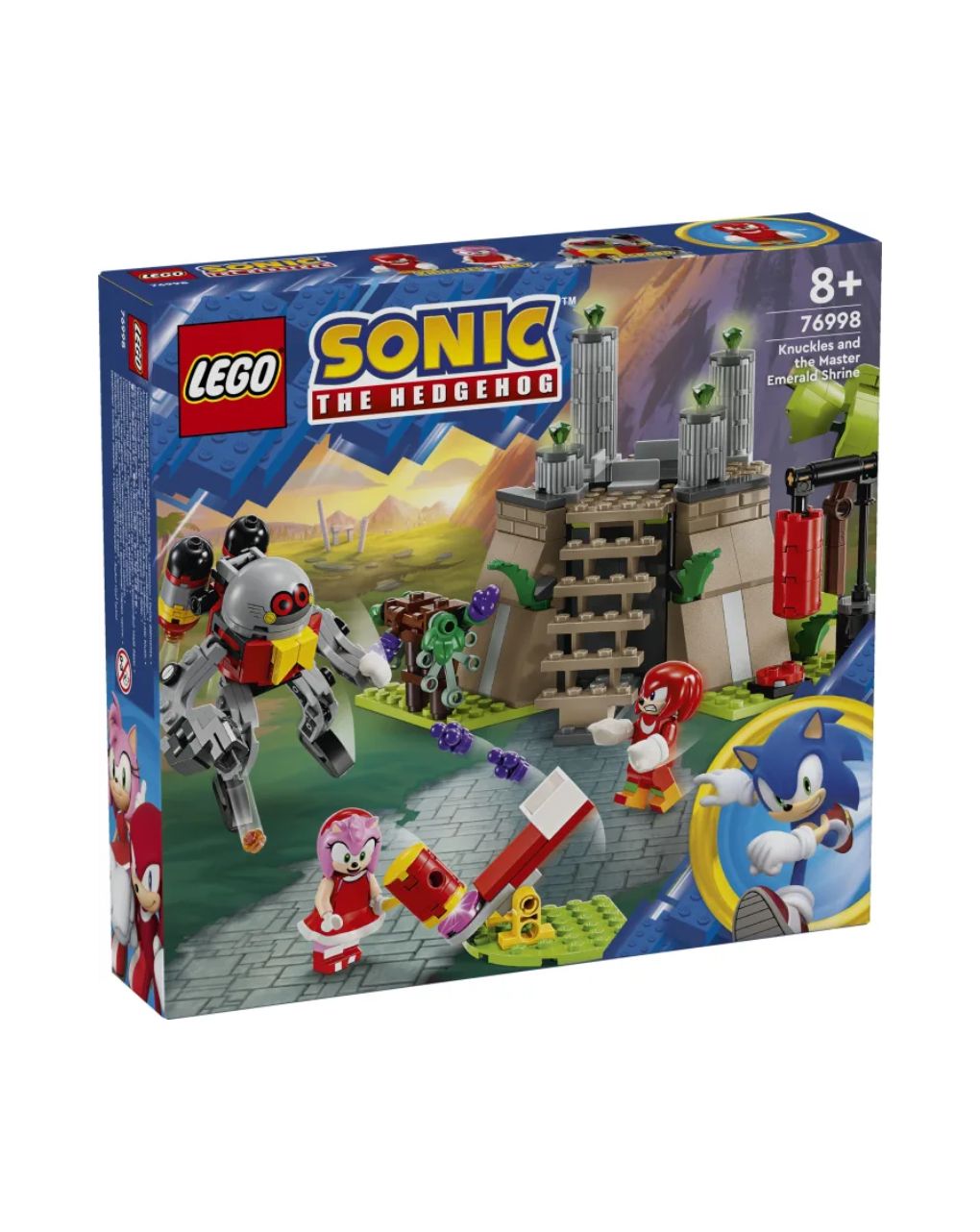 Lego sonic the hedgehog knuckles & the master emerald shrine 76998
