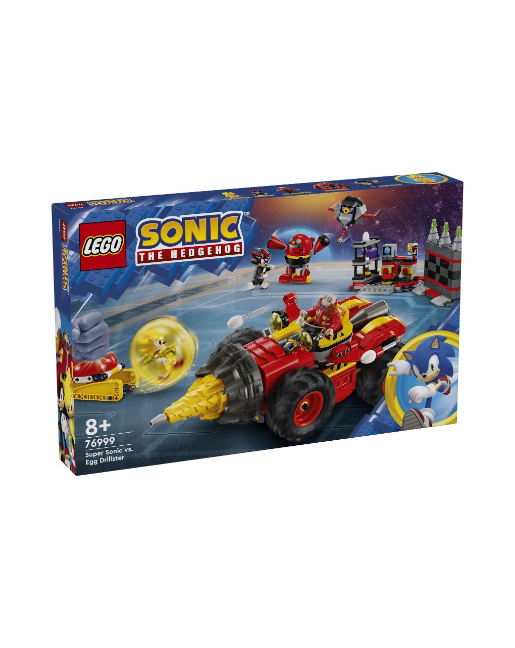 Lego sonic the hedgehog super sonic vs. egg drillster 76999