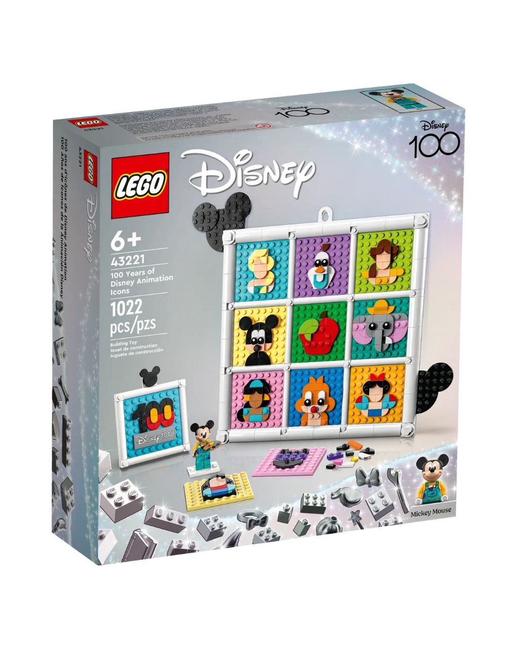 Lego disney 100 years of disney animation icons 43221