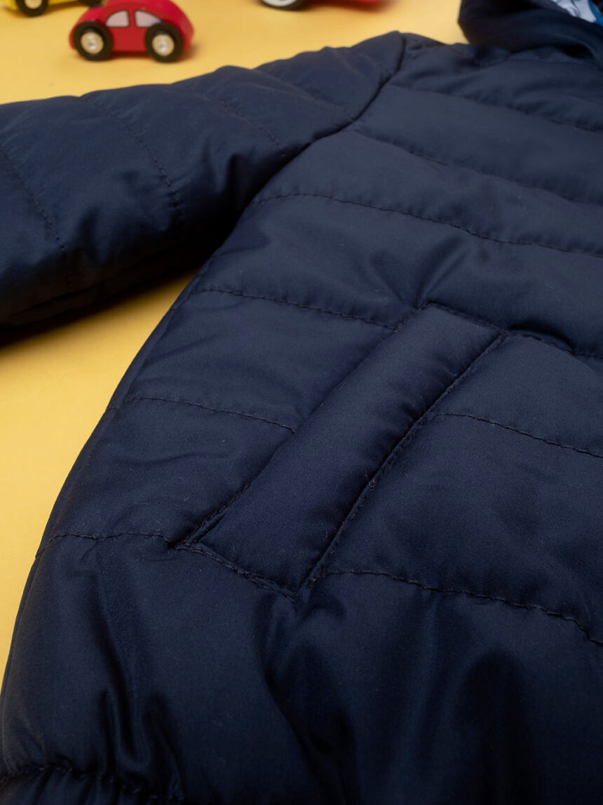 βρεφικό μπουφάν puffer μπλε για αγόρι - Prénatal