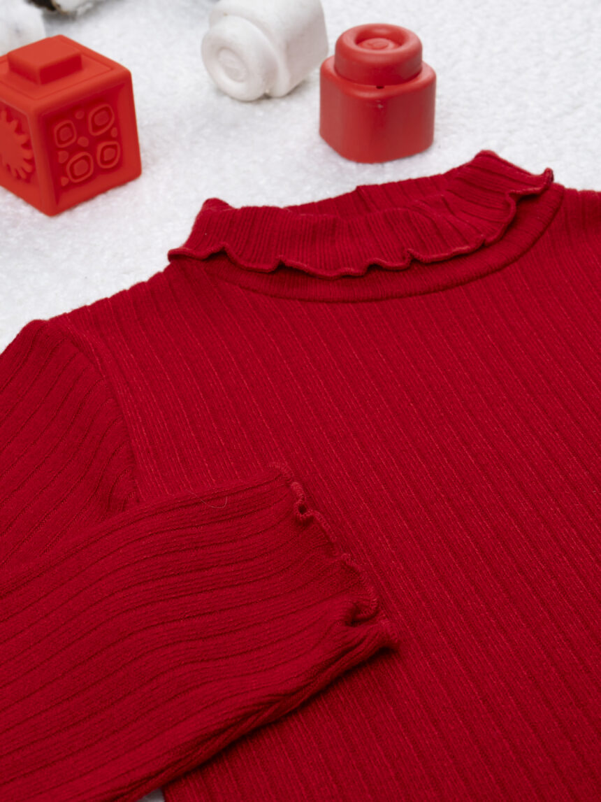 παιδική μπλούζα ζιβάγκο κόκκινη classic για κορίτσι - Prénatal