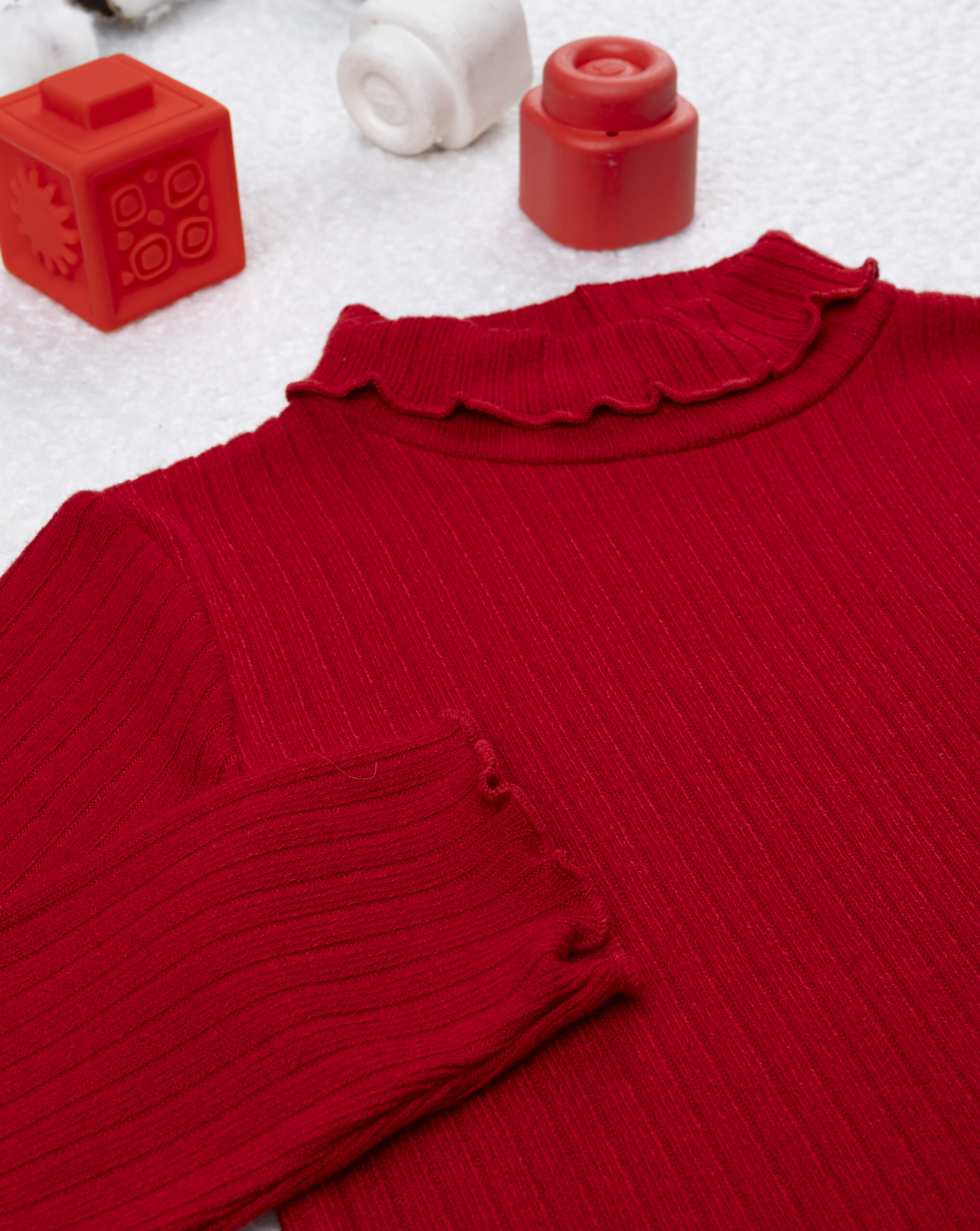 παιδική μπλούζα ζιβάγκο κόκκινη classic για κορίτσι - Prénatal