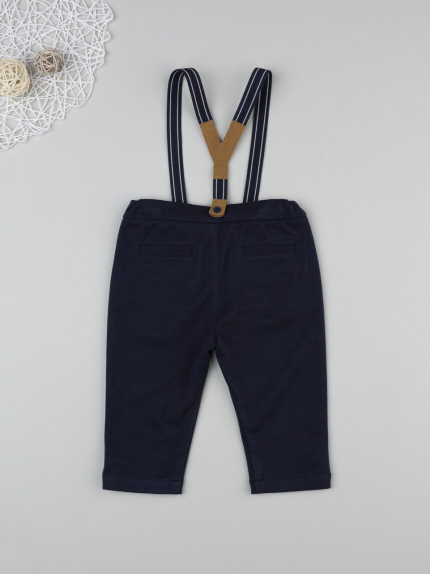 βρεφικό παντελόνι μπλε teddy classic για αγόρι - Prénatal