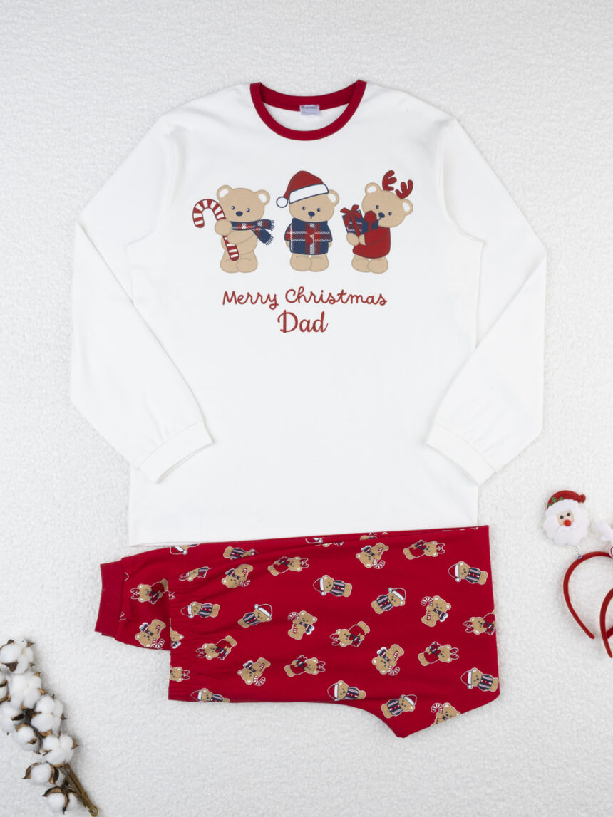 χριστουγεννιάτικη πιτζάμα teddies για τον μπαμπά - Prénatal