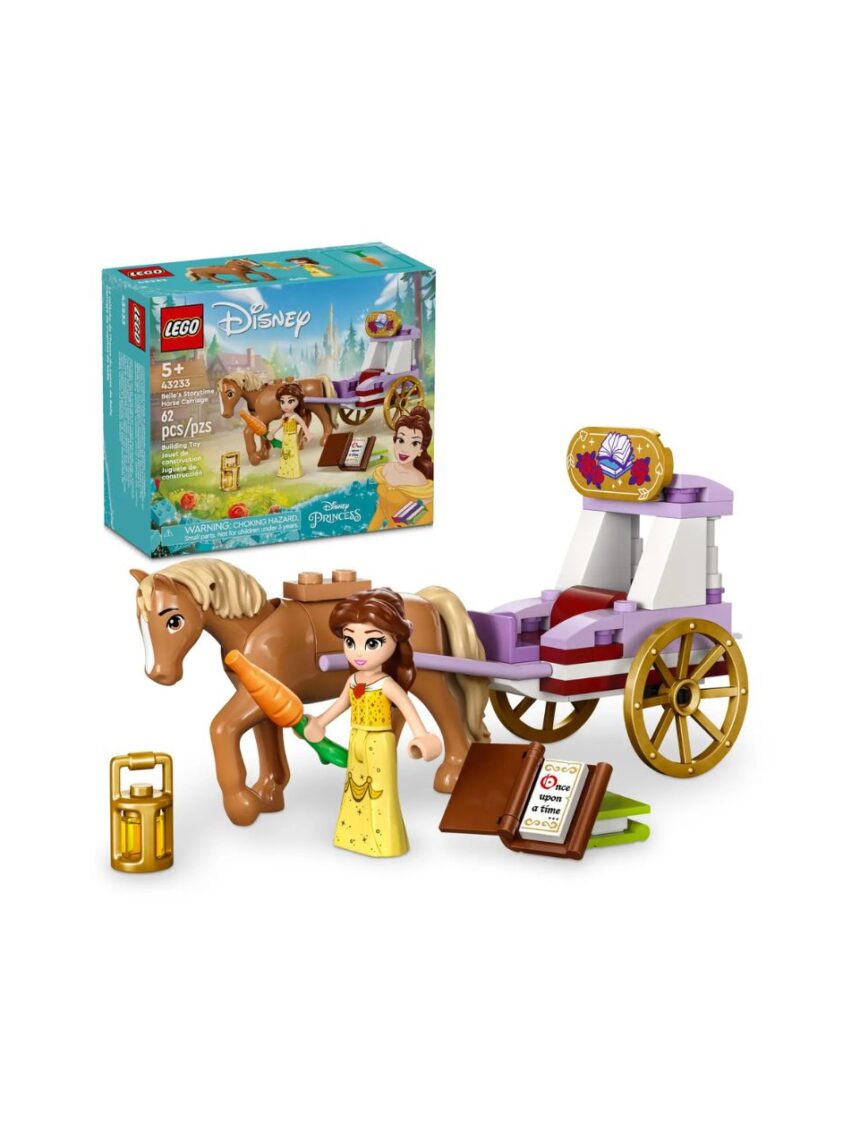 Lego disney princess belle’s storytime horse carriage 43233 - Lego