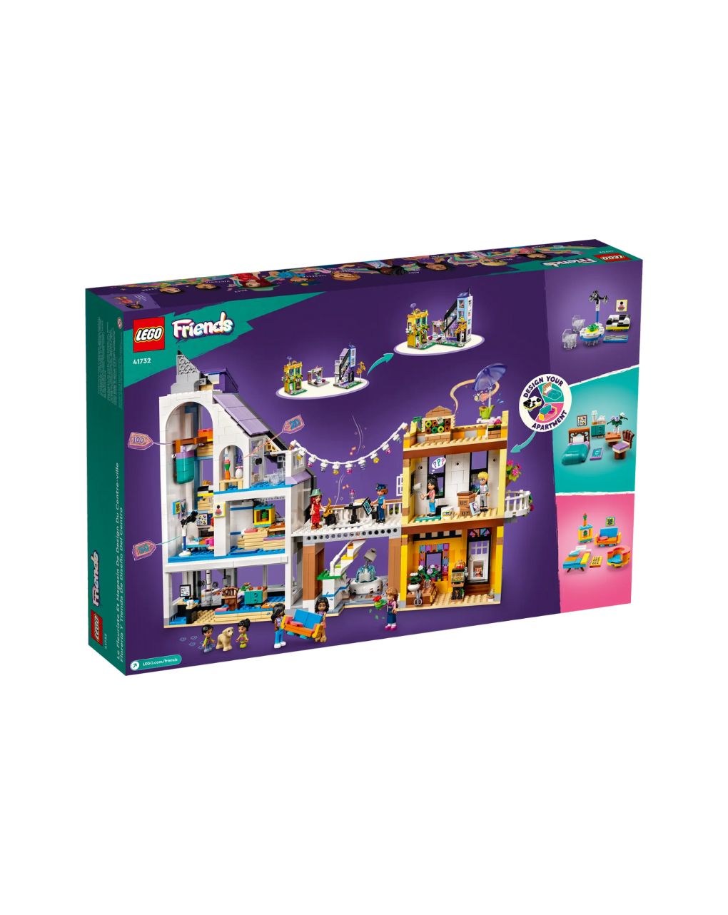 Lego friends downtown flower and design stores 41732 - Lego, Lego Friends