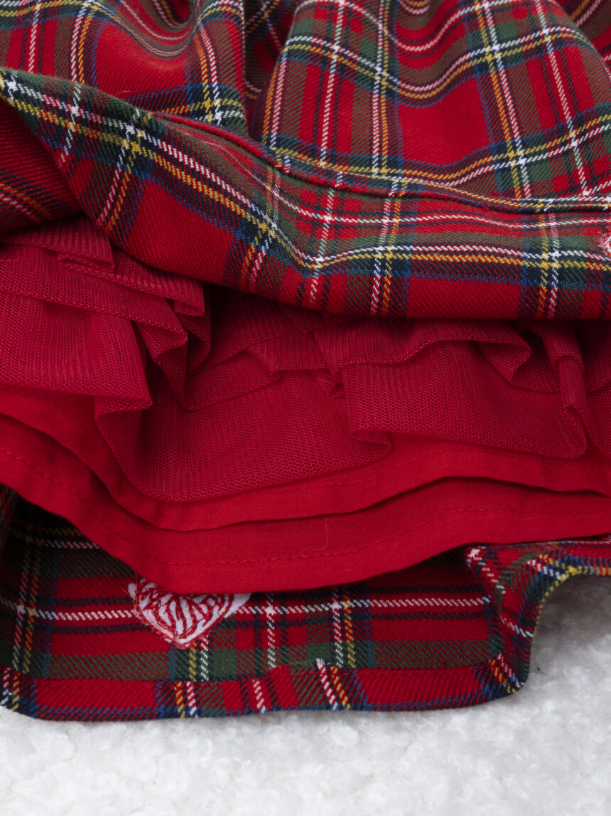 παιδική φούστα καρό με φιογκάκι classic για κορίτσι - Prénatal