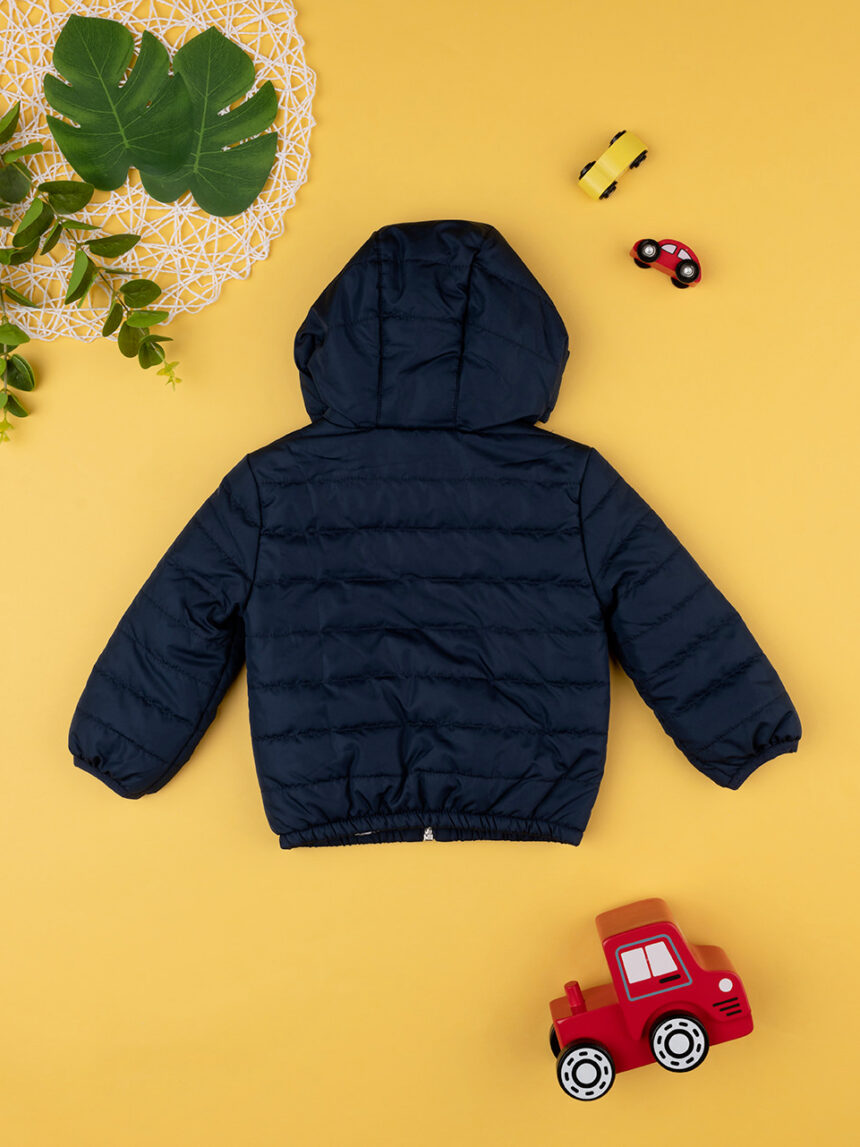 βρεφικό μπουφάν puffer μπλε για αγόρι - Prénatal