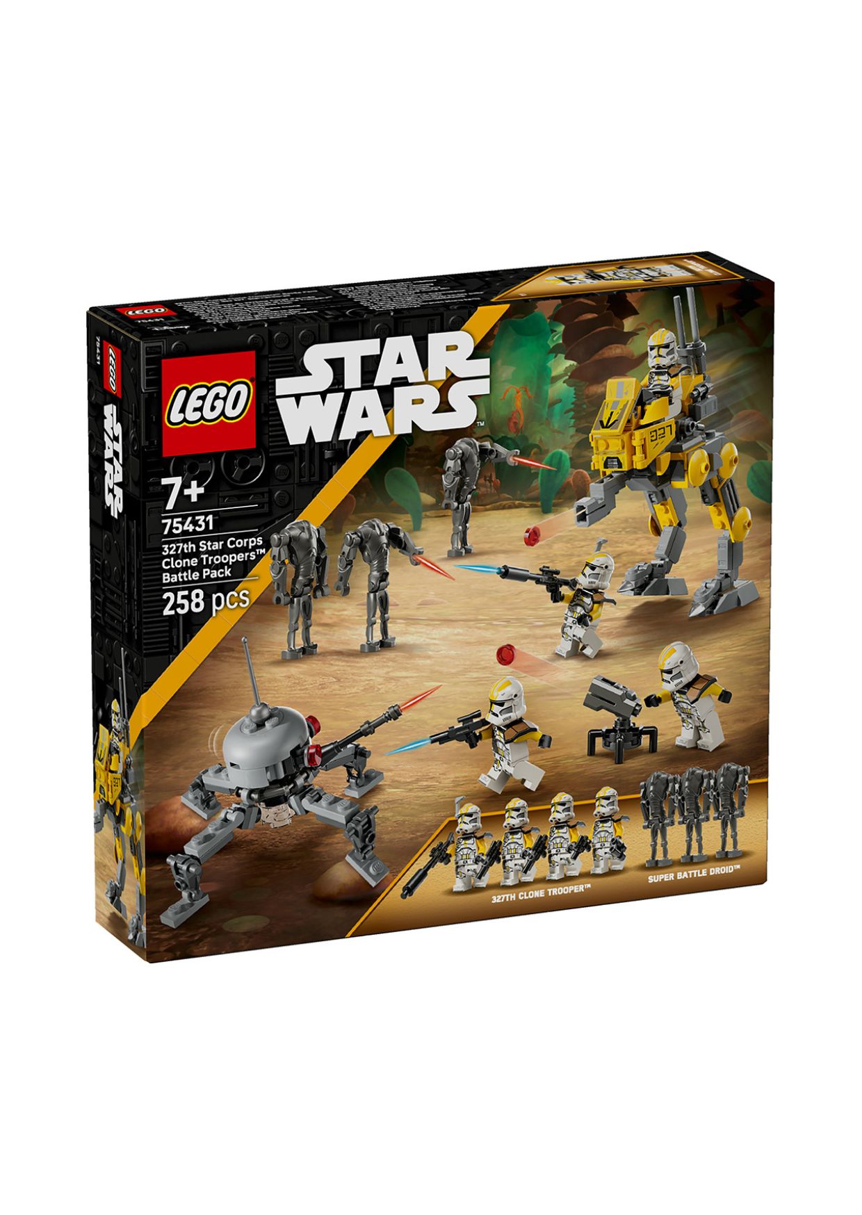 Lego star wars 327th star corps clone troopers battle pack 75431