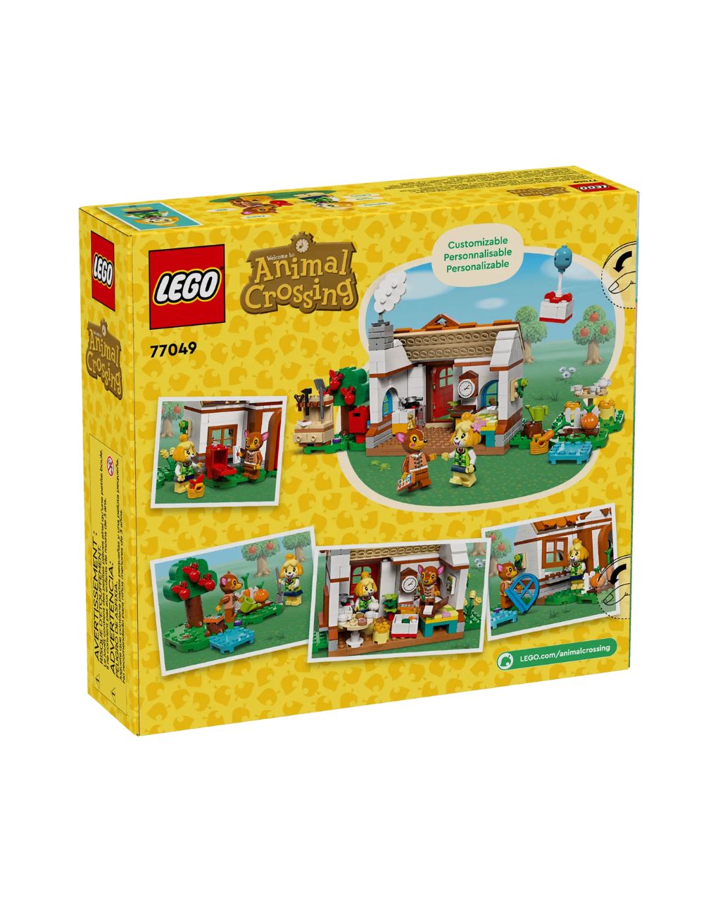 Lego animal crossing isabelle's house visit 77049 - Lego