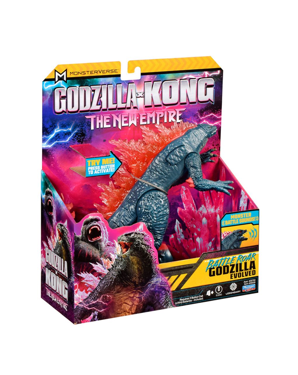 Giochi preziosi godzilla x kong φιγούρα με ήχο 18cm mn305000 (3 σχέδια) - Giochi Preziosi