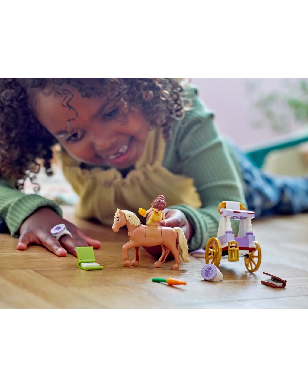 Lego disney princess belle’s storytime horse carriage 43233 - Lego