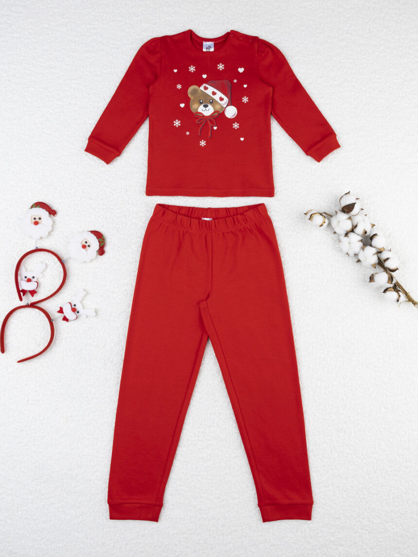 χριστουγεννιάτικη πιτζάμα με αρκουδάκι για αγόρι - Prénatal