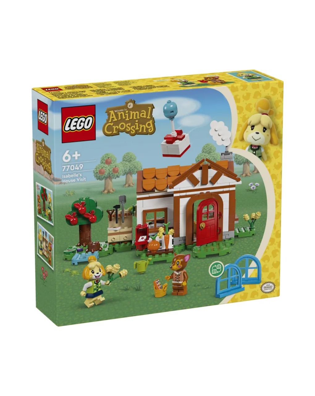 Lego animal crossing isabelle's house visit 77049
