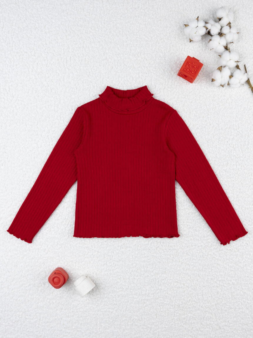 παιδική μπλούζα ζιβάγκο κόκκινη classic για κορίτσι - Prénatal