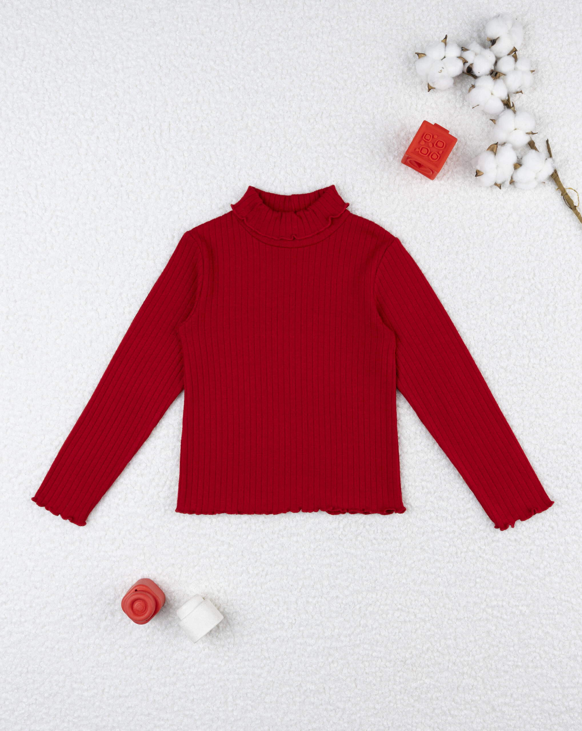 παιδική μπλούζα ζιβάγκο κόκκινη classic για κορίτσι