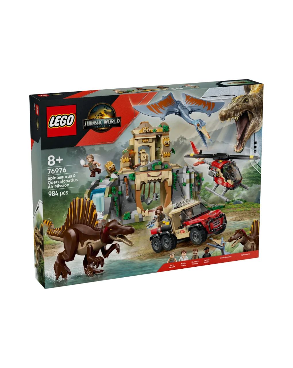 Lego jurassic world spinosaurus & quetzalcoatlus air mission 76976 - Lego