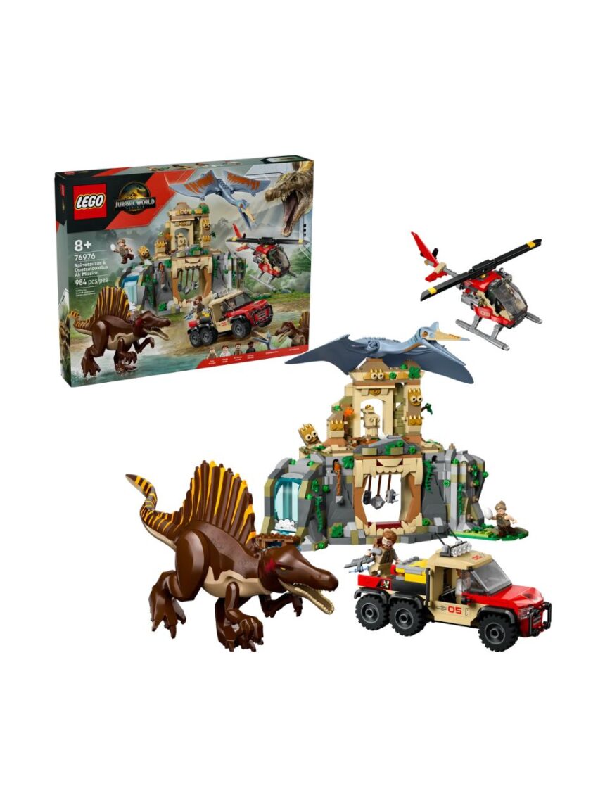Lego jurassic world spinosaurus & quetzalcoatlus air mission 76976 - Lego
