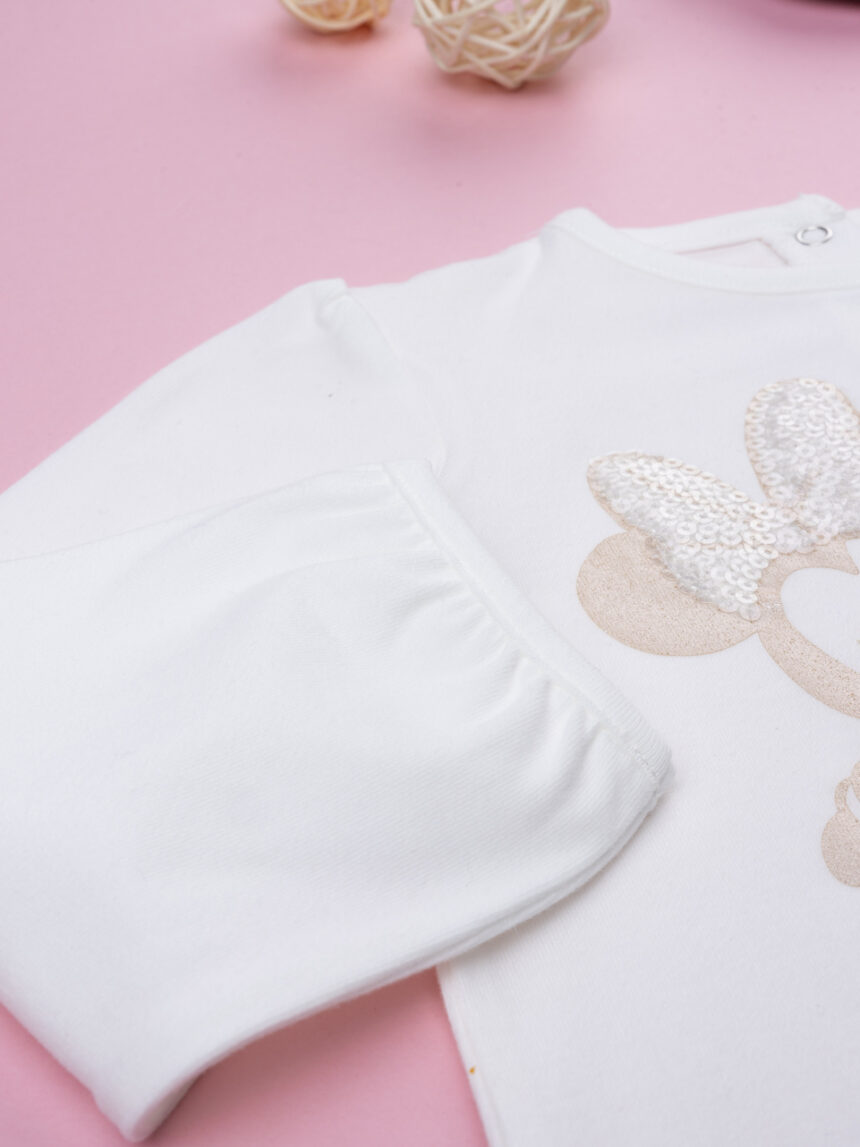 βρεφική μπλούζα λευκή minnie για κορίτσι - Prénatal